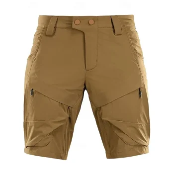 Men's Tactical Shorts Cargo Shorts Shorts Button Multi Pocket Plain Comfort Wearable Short Casual Daily Holiday Cotton Blend Fashion Chic & Modern Black Brown